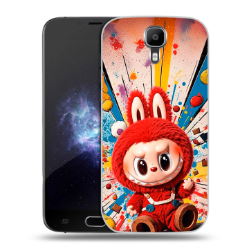 Пластиковый чехол на Doogee X9 Pro с принтом Labubu Лабубу Пластиковый чехол на Doogee X9 Pro с принтом Labubu Лабубу