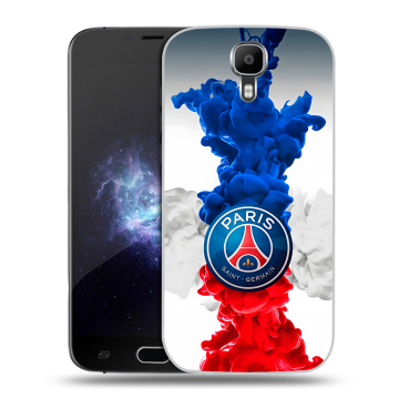 Пластиковый чехол на Doogee X9 Pro с принтом PSG ПСЖ
