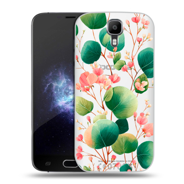 Пластиковый чехол на Doogee X9 Pro с принтом женский
