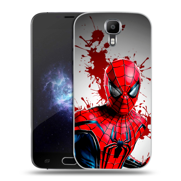 Пластиковый чехол на Doogee X9 Pro с принтом Spiderman Человек паук