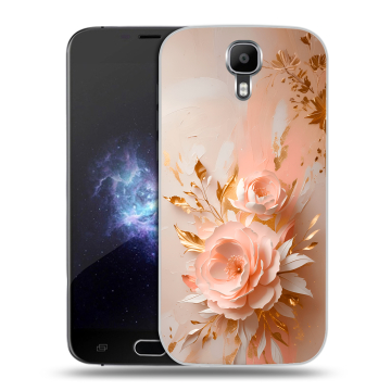 Пластиковый чехол на Doogee X9 Pro с принтом женский