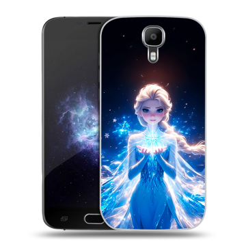 Пластиковый чехол на Doogee X9 Pro с принтом Холодное сердце Frozen Пластиковый чехол на Doogee X9 Pro с принтом Холодное сердце Frozen