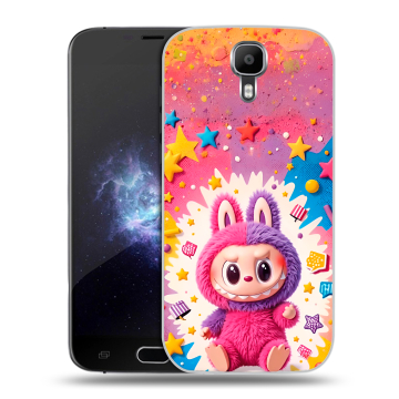 Пластиковый чехол на Doogee X9 Pro с принтом Labubu Лабубу Пластиковый чехол на Doogee X9 Pro с принтом Labubu Лабубу