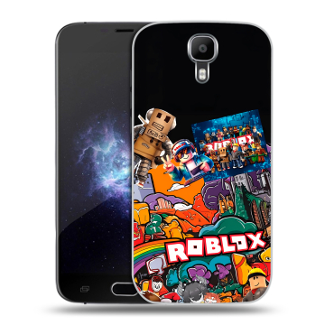 Пластиковый чехол на Doogee X9 Pro с принтом Roblox Роблокс