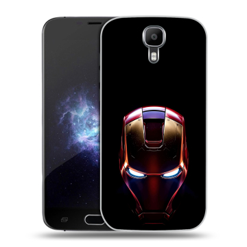 Пластиковый чехол на Doogee X9 Pro с принтом IronMan Железный человек Пластиковый чехол на Doogee X9 Pro с принтом IronMan Железный человек