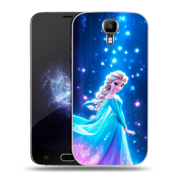 Пластиковый чехол на Doogee X9 Pro с принтом Холодное сердце Frozen Пластиковый чехол на Doogee X9 Pro с принтом Холодное сердце Frozen