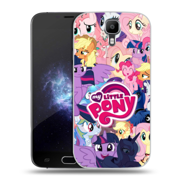 Пластиковый чехол на Doogee X9 Pro с принтом My little pony Дружба чудо