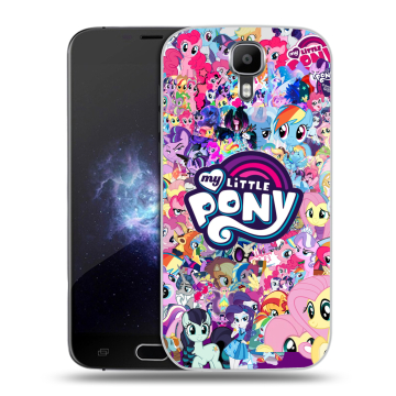 Пластиковый чехол на Doogee X9 Pro с принтом My little pony Дружба чудо Пластиковый чехол на Doogee X9 Pro с принтом My little pony Дружба чудо