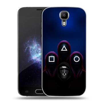 Пластиковый чехол на Doogee X9 Pro с принтом Игра Кальмара