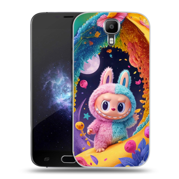 Пластиковый чехол на Doogee X9 Pro с принтом Labubu Лабубу Пластиковый чехол на Doogee X9 Pro с принтом Labubu Лабубу