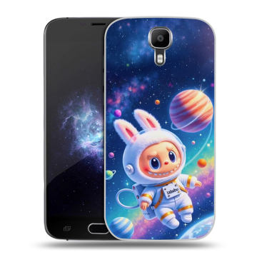Пластиковый чехол на Doogee X9 Pro с принтом Labubu Лабубу