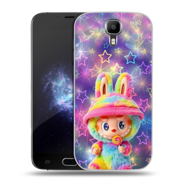 Пластиковый чехол на Doogee X9 Pro с принтом Labubu Лабубу