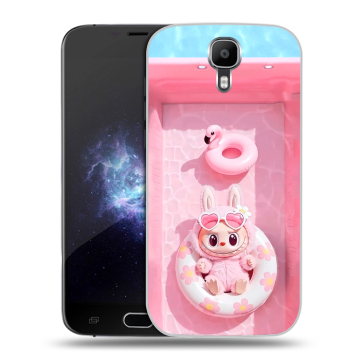Пластиковый чехол на Doogee X9 Pro с принтом Labubu Лабубу Пластиковый чехол на Doogee X9 Pro с принтом Labubu Лабубу