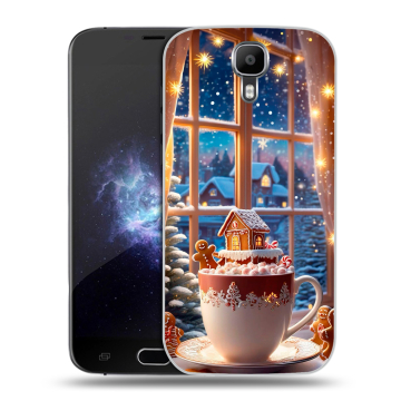 Пластиковый чехол на Doogee X9 Pro с принтом Новый год