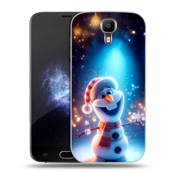 Пластиковый чехол на Doogee X9 Pro с принтом Новый год