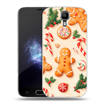 Пластиковый чехол на Doogee X9 Pro с принтом Новый год