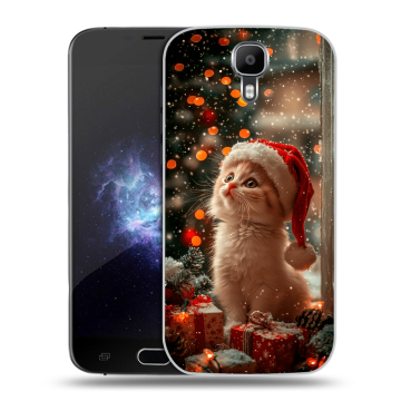 Пластиковый чехол на Doogee X9 Pro с принтом Новый год