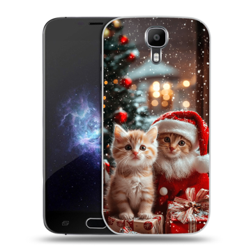 Пластиковый чехол на Doogee X9 Pro с принтом Новый год