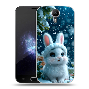 Пластиковый чехол на Doogee X9 Pro с принтом Новый год