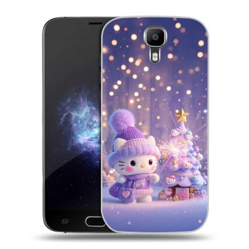 Пластиковый чехол на Doogee X9 Pro с принтом Новый год