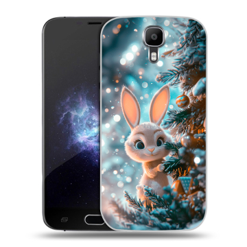 Пластиковый чехол на Doogee X9 Pro с принтом Новый год
