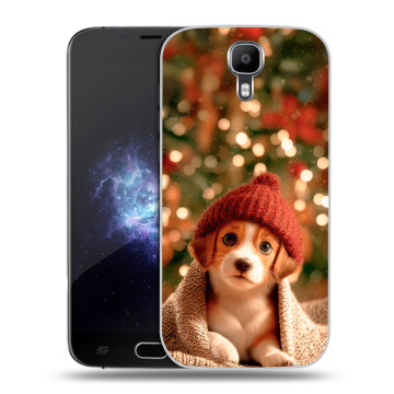 Пластиковый чехол на Doogee X9 Pro с принтом Новый год