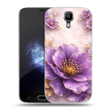 Пластиковый чехол на Doogee X9 Pro с принтом женский