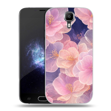 Пластиковый чехол на Doogee X9 Pro с принтом женский