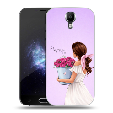 Пластиковый чехол на Doogee X9 Pro с принтом женский Пластиковый чехол на Doogee X9 Pro с принтом женский