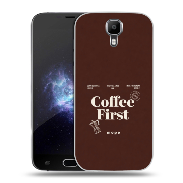 Пластиковый чехол на Doogee X9 Pro с принтом женский