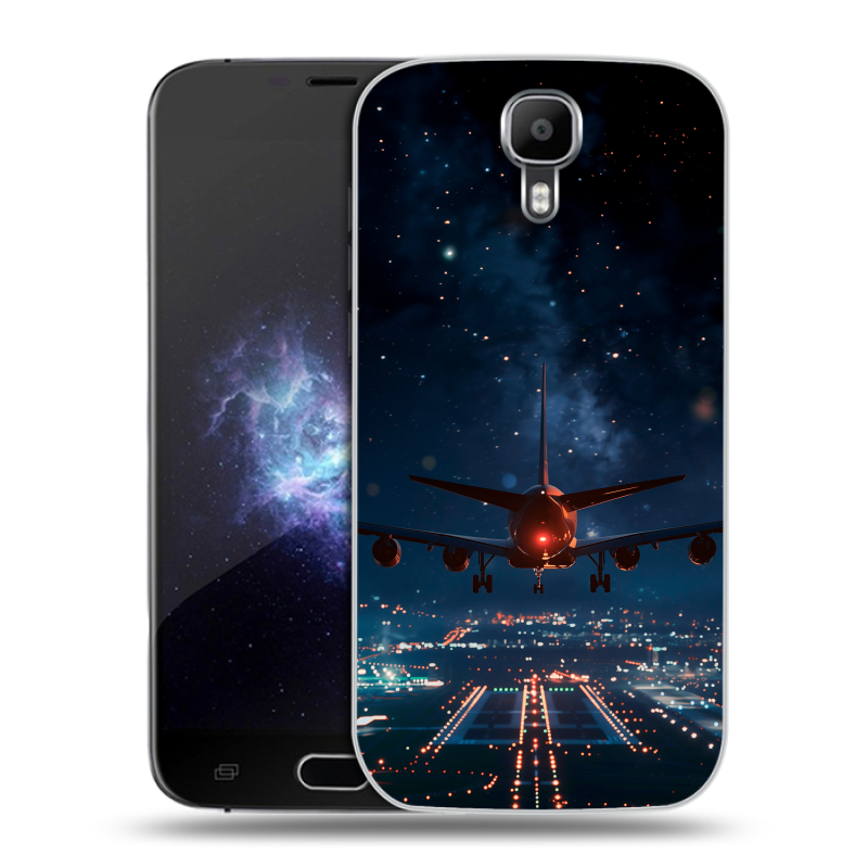 Пластиковый чехол на Doogee X9 Pro с принтом самолет Пластиковый чехол на Doogee X9 Pro с принтом самолет