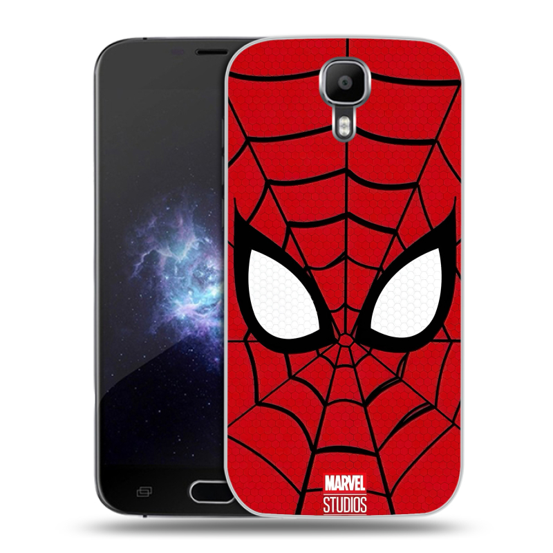 Пластиковый чехол на Doogee X9 Pro с принтом человек паук spiderman Пластиковый чехол на Doogee X9 Pro с принтом человек паук spiderman