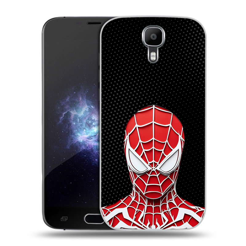 Пластиковый чехол на Doogee X9 Pro с принтом человек паук spiderman Пластиковый чехол на Doogee X9 Pro с принтом человек паук spiderman