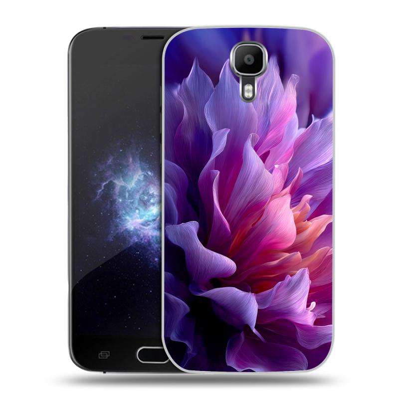 Пластиковый чехол на Doogee X9 Pro с принтом женский цветы Пластиковый чехол на Doogee X9 Pro с принтом женский цветы