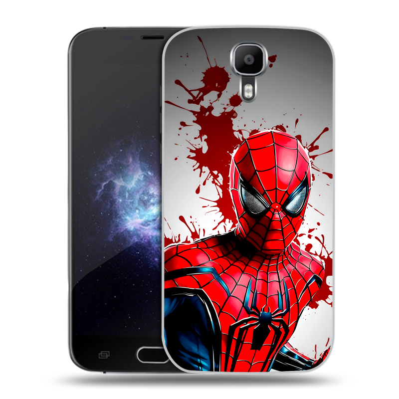 Пластиковый чехол на Doogee X9 Pro с принтом Spiderman Человек паук Пластиковый чехол на Doogee X9 Pro с принтом Spiderman Человек паук