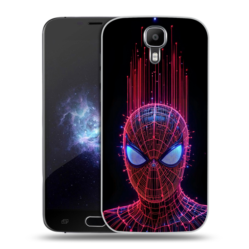 Пластиковый чехол на Doogee X9 Pro с принтом Spiderman Человек паук Пластиковый чехол на Doogee X9 Pro с принтом Spiderman Человек паук