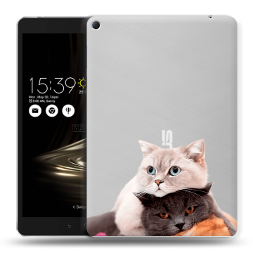 Силиконовый чехол на планшета Asus ZenPad 3S 10 LTE с принтом Кошки Силиконовый чехол на планшета Asus ZenPad 3S 10 LTE с принтом Кошки