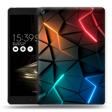 Силиконовый чехол на планшета Asus ZenPad 3S 10 LTE с принтом Абстракция неон Силиконовый чехол на планшета Asus ZenPad 3S 10 LTE с принтом Абстракция неон