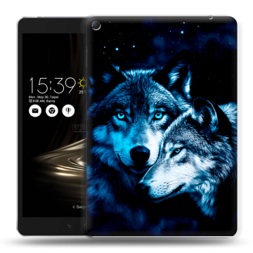 Силиконовый чехол на планшета Asus ZenPad 3S 10 LTE с принтом Волки Силиконовый чехол на планшета Asus ZenPad 3S 10 LTE с принтом Волки