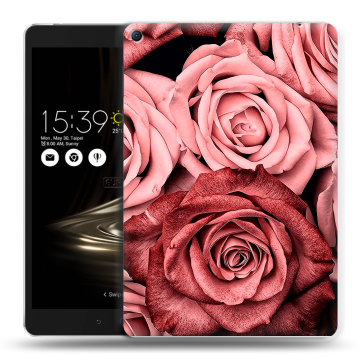 Силиконовый чехол на Asus ZenPad 3S 10 LTE с принтом Цветы розы