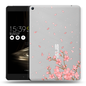 Силиконовый чехол на Asus ZenPad 3S 10 LTE с принтом Ветка сакуры