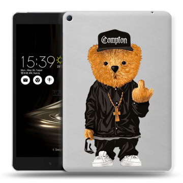 Силиконовый чехол на Asus ZenPad 3S 10 LTE с принтом Мишка