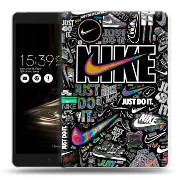 Силиконовый чехол на Asus ZenPad 3S 10 LTE с принтом Найк