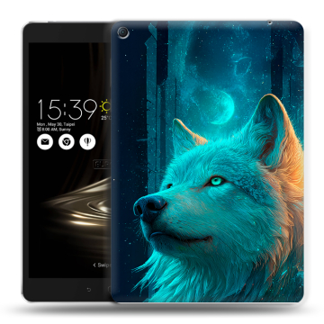 Силиконовый чехол на Asus ZenPad 3S 10 LTE с принтом бабочки саккура