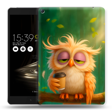 Силиконовый чехол на Asus ZenPad 3S 10 LTE с принтом сова