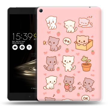 Силиконовый чехол на Asus ZenPad 3S 10 LTE с принтом Hello Kitty Хелоу Кити