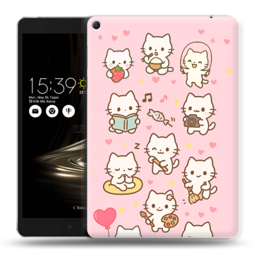 Силиконовый чехол на Asus ZenPad 3S 10 LTE с принтом Hello Kitty Хелоу Кити