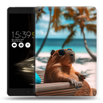 Силиконовый чехол на Asus ZenPad 3S 10 LTE с принтом Капибара