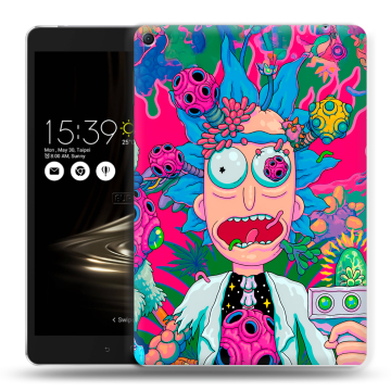 Силиконовый чехол на Asus ZenPad 3S 10 LTE с принтом Рик и Морти Rick Morty