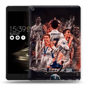 Силиконовый чехол на Asus ZenPad 3S 10 LTE с принтом Реал Роналдо Real Ronaldo